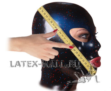 Latex gas mask measurement