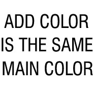 Additional color of latex is the same color