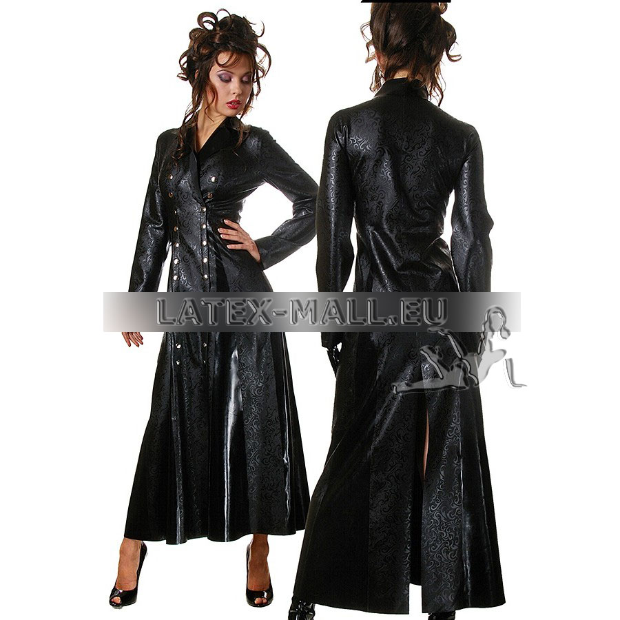 Latex woman's raincoat