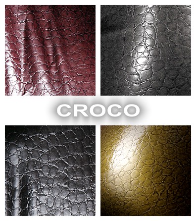 Exclusive textured latex Croco