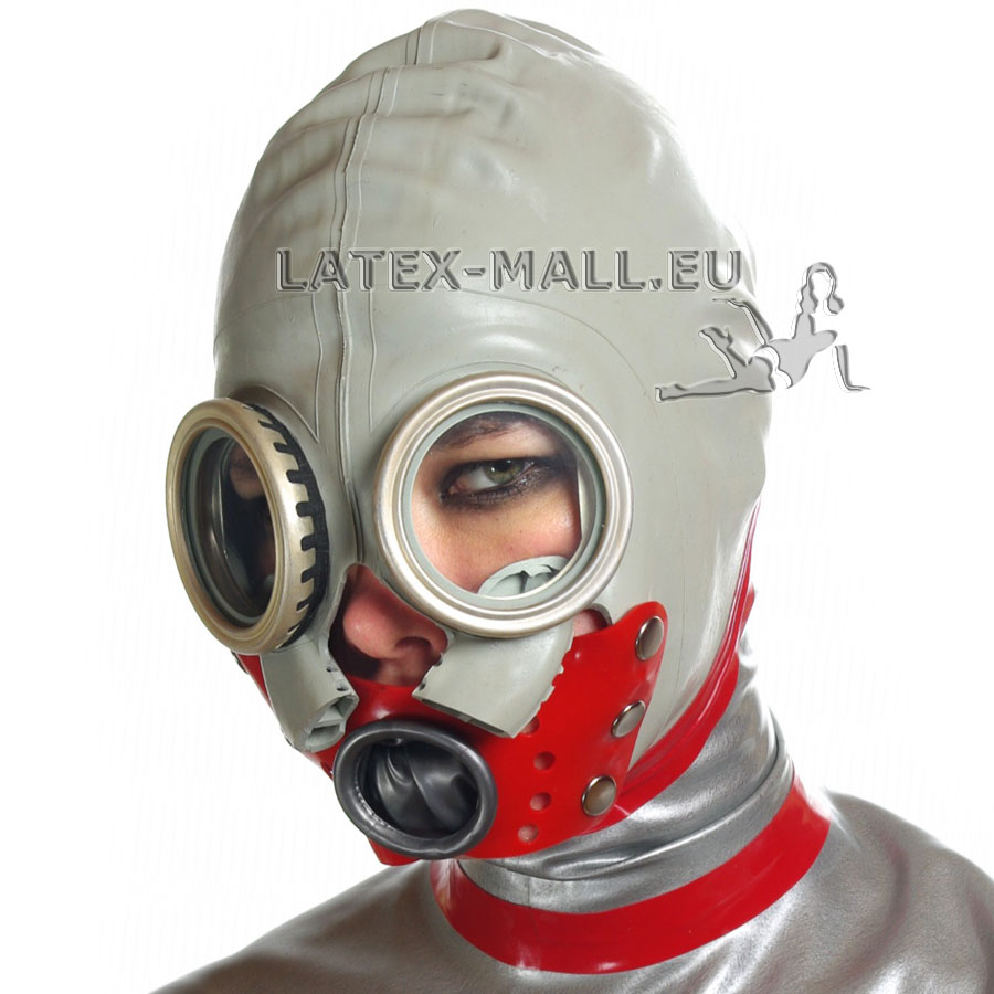 Latex bondage mask