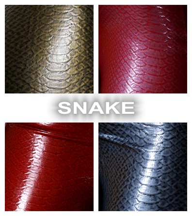 Exclusive textured latex Snake