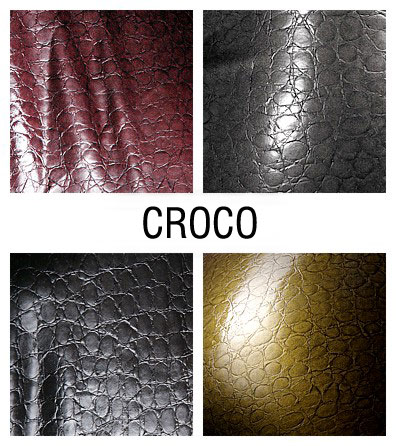 Exclusive textured latex sheet CROCO