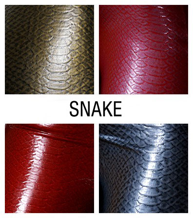 Exclusive textured latex sheet Snake