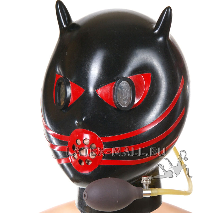 latex inflatable mask