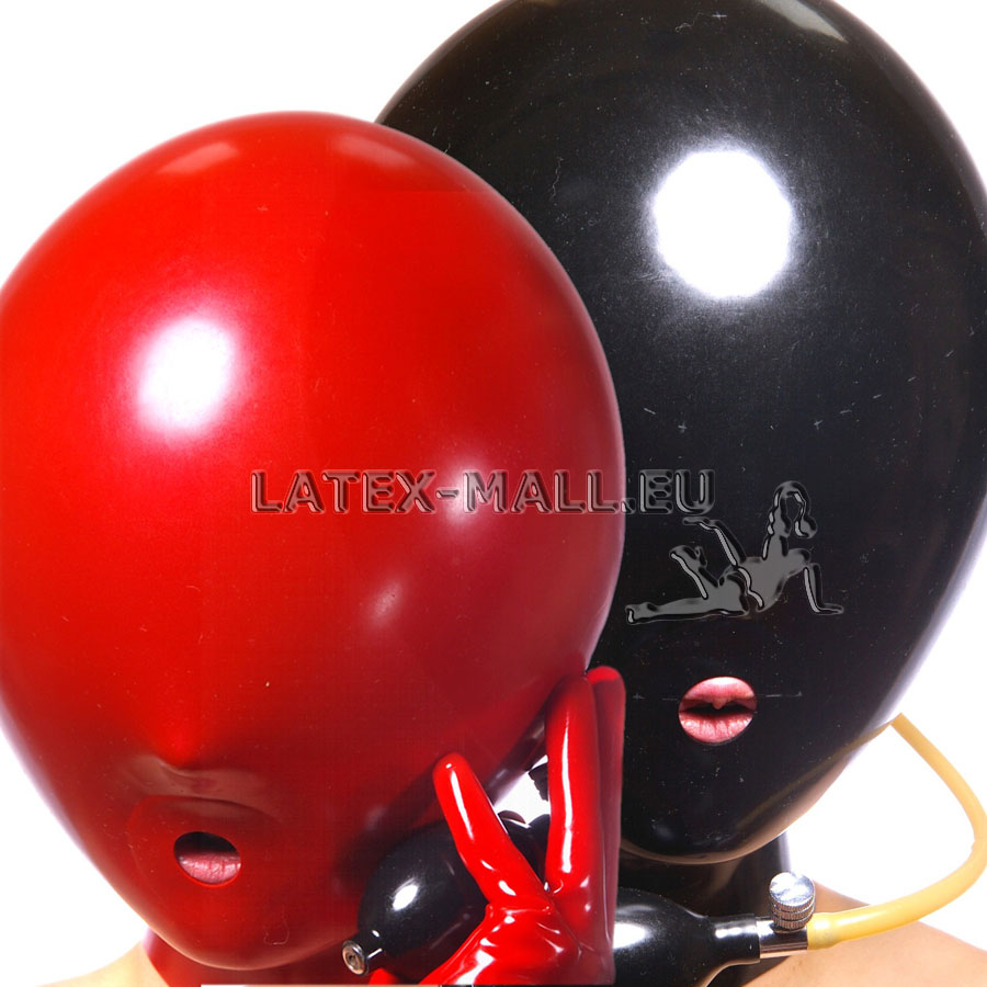 latex inflatable mask