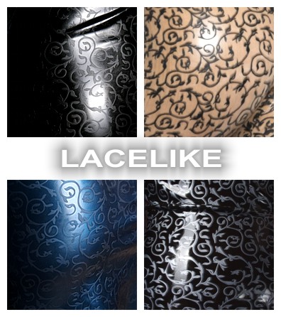 Exclusive textured latex sheet Lacelike