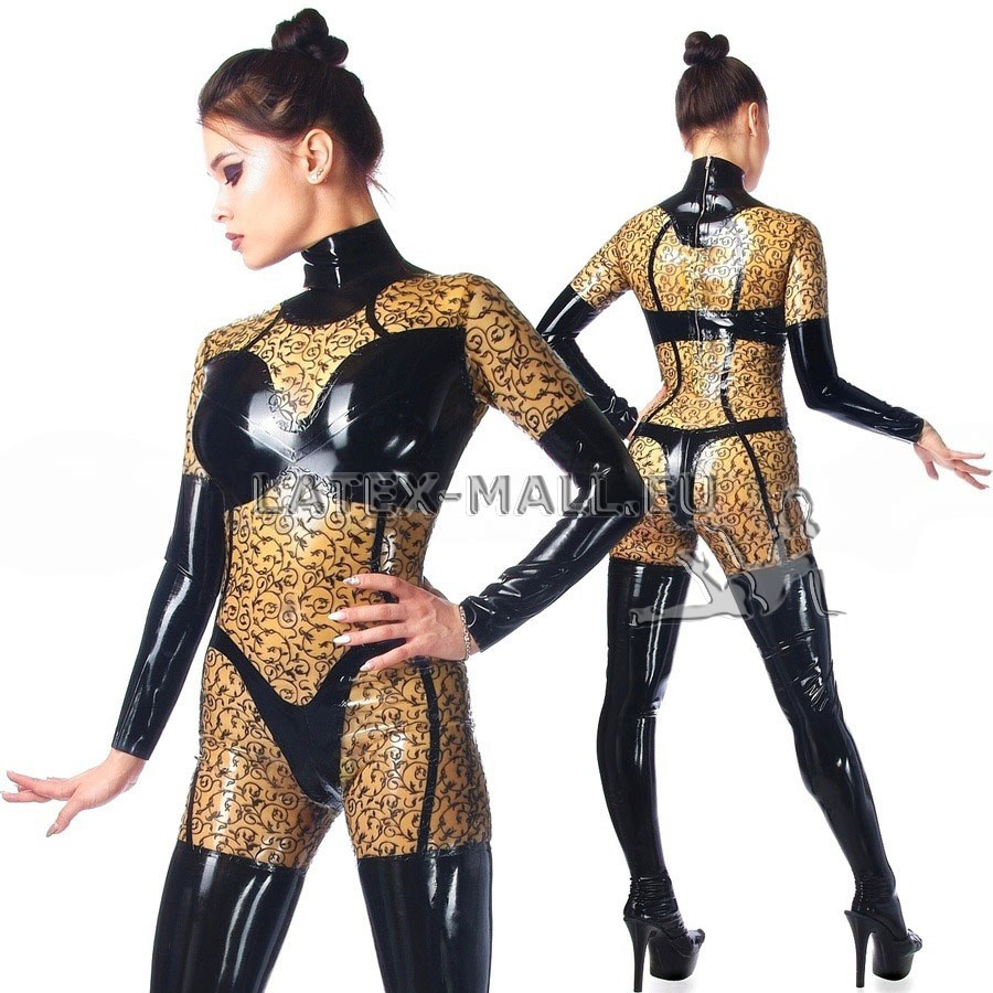 Latex catsuit
