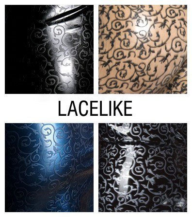 Exclusive textured latex sheet Lacelike