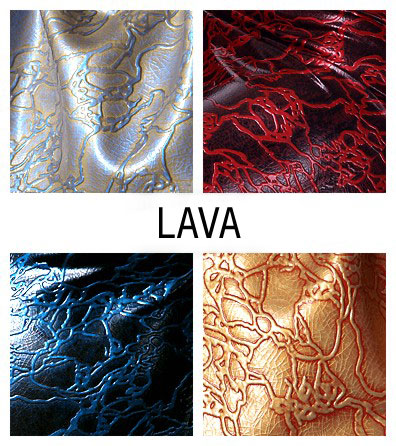 Exclusive textured latex sheet Lava