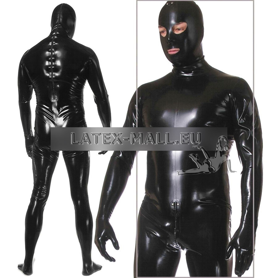 Latex men's catsuit