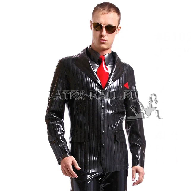 Latex men jacket