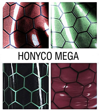 Exclusive textured latex sheet Honyco Mega.