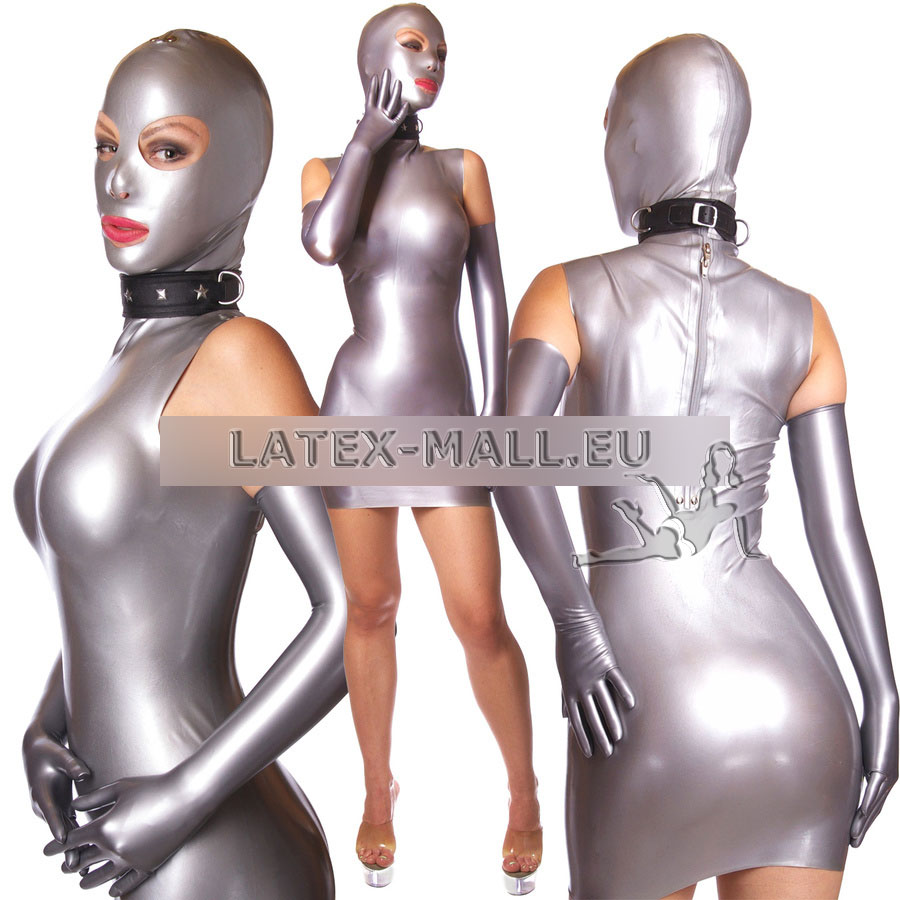 Latex Dress with mask one color