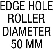 MALE VERSION: 50mm diameter penis hole with a rim