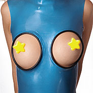 Cutouts on the chest, edged with rollers